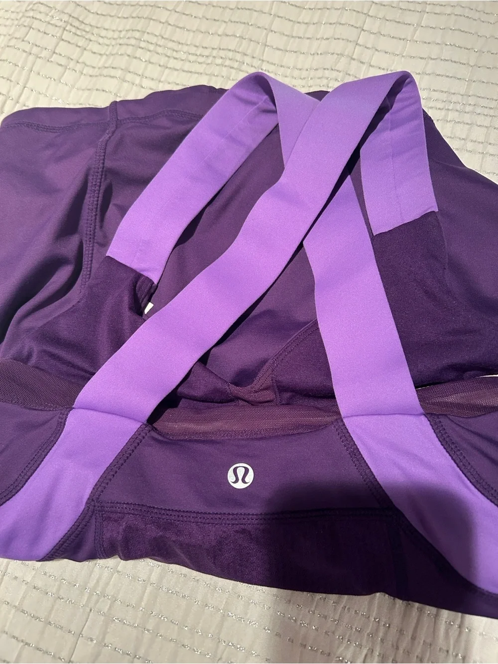 lululemon athletica Purple Crossback Tank One-Piece